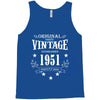 original parts vintage established 1951 perfectly aged Tank Top
