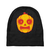 frightened jack o lantern Baby Beanies