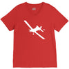 decal cal fire airplan V-Neck Tee