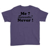 me sarcastic never Youth Tee