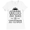 queens are born in september (2) Ladies Fitted T-Shirt