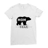 mommy bear Ladies Fitted T-Shirt