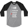 republican, democrat, busy slaying dragons fantasy 3/4 Sleeve Shirt
