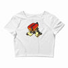 record eater Crop Top