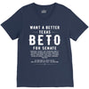want a better texas V-Neck Tee