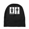 restroom sign sticker vinyl decal Baby Beanies
