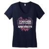 The Only Thing Tougher Than An Arborist Is An Arborist's Wife Women's V-Neck T-Shirt