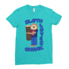 sloth loves chunk Ladies Fitted T-Shirt