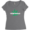 vegetarian Women's Triblend Scoop T-shirt