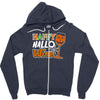 happy hallowine Zipper Hoodie