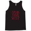 pop alphabet Tank Top