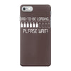 dad to be loading please wait iPhone 7 Case