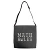 math rules Adjustable Strap Totes