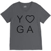 yoga heart V-Neck Tee