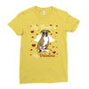 my boxer is my valentine1 Ladies Fitted T-Shirt