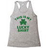 this is my lucky shirt Racerback Tank