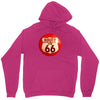 route 66 sign distressed, ideal birthday gift or present Unisex Hoodie