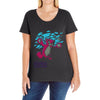 breaking bear Ladies Curvy T-Shirt