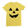 black pumpkin Ladies Fitted T-Shirt