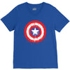 captain america dying bleeding logo V-Neck Tee