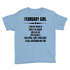 Super February Girl Youth Tee