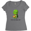 ninja diet Women's Triblend Scoop T-shirt