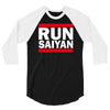 run saiyan 3/4 Sleeve Shirt