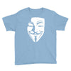 v per vendetta face film horror cinema&amp;tv Youth Tee