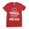 i get awesome husband Ladies Fitted T-Shirt