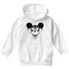 skull mickey cartoon Youth Hoodie