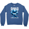skinhead a way of life blue ideal birthday gift present. Crewneck Sweatshirt