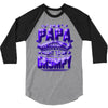 papa grumpy 3/4 Sleeve Shirt