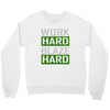 work hard blaze hard Crewneck Sweatshirt