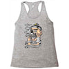 you burn yourself Racerback Tank