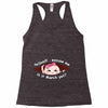 March Peeking Out Asian Baby Girl Racerback Tank