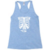 beer belly xray skeleton funny Racerback Tank