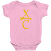 cross country running Baby Bodysuit