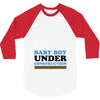 Baby Boy Under Construction 3/4 Sleeve Shirt
