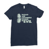pickles are cucumbers soaked in evil Ladies Fitted T-Shirt