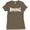 rockabilly logo Ladies Fitted T-Shirt