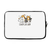 crazy cat lady Laptop sleeve