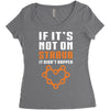 if it's not on strava it didn't happen Women's Triblend Scoop T-shirt
