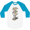 gameboy breakdown 3/4 Sleeve Shirt