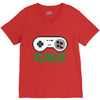 dad retro game V-Neck Tee