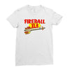 gildan fireball  ideal gift, birthday present Ladies Fitted T-Shirt