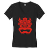 decepticon bowser   mono Women's V-Neck T-Shirt