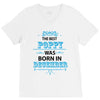 The Best Poppy Was Born In December V-Neck Tee