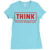 think Ladies Fitted T-Shirt