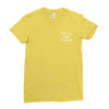 kale'em with kindness pocket Ladies Fitted T-Shirt