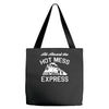 all aboard hot mess express train Tote Bags